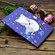 iPad Pro 11 2020 Electric Pressed TPU Left and Right Open Flat Leather Tablet Case with Sleep Function & Card Buckle Anti-skid Strip - Arctic Fox
