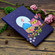 iPad Pro 11 2020 Electric Pressed TPU Left and Right Open Flat Leather Tablet Case with Sleep Function & Card Buckle Anti-skid Strip - Couple Owls