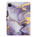 iPad Pro 11 2020 Marble Pattern Smart Leather Tablet Case - Purple