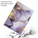 iPad Pro 11 2020 Marble Pattern Smart Leather Tablet Case - Purple