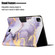 iPad Pro 11 2020 Marble Pattern Smart Leather Tablet Case - Purple