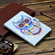 iPad Pro 11 2020 Sewing Thread TPU Left and Right Flat Leather Tablet Case with Sleep Function & Card Slot & Buckle Anti-skid Strip and Pen Cover - Colored Owl