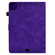 iPad Pro 11 2021/2020/2018 / Air 10.9 2020 Tower Embossed Leather Smart Tablet Case - Purple