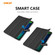 iPad Pro 11 2022 / 2020 / 2021 ENKAY ENK-8001 Denim Pattern Horizontal Flip Leather Smart Tablet Case with Holder - Light Blue