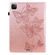 iPad Pro 11 2022 / 2021 / Air 2020 10.9 Embossed Butterfly Leather Tablet Case - Pink