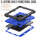 iPad Pro 11 2022 / 2021 Bracelet Holder Silicone + PC Tablet Case iPad Pro 11 - Dark Blue