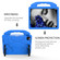 iPad Pro 11 2022 / 2021 Children EVA Shockproof Tablet Case with Thumb Bracket - Blue
