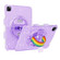 iPad Pro 11 2022 / 2021 Terminator Shockproof Glitter Powder Tablet Case with Grip Strap - Purple