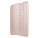 iPad Pro 11 2022 / 2021 TPU Horizontal Deformation Flip Leather Tablet Case with Holder - Champagne Gold