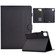 iPad Pro 11 2022 / 2022 Solid Color Fiber Texture Smart Tablet Leather Case - Black