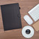 iPad Pro 11 2022 / 2022 Solid Color Fiber Texture Smart Tablet Leather Case - Black