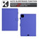 iPad Pro 11 2022 / 2022 Solid Color Fiber Texture Smart Tablet Leather Case - Purple