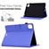 iPad Pro 11 2022 / 2022 Solid Color Fiber Texture Smart Tablet Leather Case - Purple