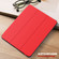 iPad Pro 11 2022 / Air 10.9 2022 Carbon Fiber Leather Smart Tablet Case - Red