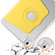 iPad Pro 11 2022 / Air 10.9 2022 Clear Acrylic 360 Rotation Detachable Leather Tablet Case - Yellow