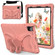 iPad Pro 11 2022/2021 Butterfly Bracket EVA Shockproof Tablet Case - Pink Orange