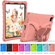 iPad Pro 11 2022/2021 Butterfly Bracket EVA Shockproof Tablet Case - Pink Orange