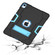 iPad Pro 11 Contrast Color Silicone + PC Combination Case with Holder - Black + Blue