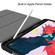 iPad Pro 11 inch 2020 Custer Pattern TPU Smart Tablet Holster with Sleep Function & Tri-Fold Bracket & Pen Slot - Blue