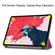 iPad Pro 11 inch 2020 Custer Texture Smart PU Leather Tablet Case with Sleep / Wake-up Function & 3-Fold Holder - Purple