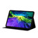 iPad Pro 11 inch 2020 Painted Left and Right Flat Leather Tablet Case with Sleep Function & Card Slot & Buckle Anti-skid Strip and Bracket - Blue Beach