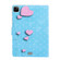iPad Pro 11 inch 2020 Painted Left and Right Flat Leather Tablet Case with Sleep Function & Card Slot & Buckle Anti-skid Strip and Bracket - Love Balloon