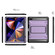 iPad Pro 12.9 2021/2020/2018 Explorer PC + TPU Tablet Protective Case with Pen Slot - Purple
