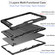 iPad Pro 12.9 2022 / 2021 / 2020 / 2018 Silicone + PC Shockproof Tablet Case - Black