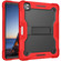 iPad Pro 12.9 2022 / 2021 / 2020 / 2018 Silicone + PC Shockproof Tablet Case - Red+Black