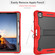 iPad Pro 12.9 2022 / 2021 / 2020 / 2018 Silicone + PC Shockproof Tablet Case - Red+Black