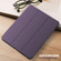 iPad Pro 12.9 2022 / 2021 / 2020 Carbon Fiber Leather Smart Tablet Case - Purple