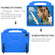 iPad Pro 12.9 2022 / 2021 / 2020 Children EVA Shockproof Tablet Case with Thumb Bracket - Blue