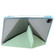 iPad Pro 12.9 2022 / 2021 / 2020 Clear Acrylic Deformation Leather Tablet Case - Green