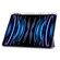 iPad Pro 12.9 2022 / 2021 / 2020 Clear Acrylic Deformation Leather Tablet Case - Purple