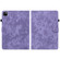 iPad Pro 12.9 2022 / 2021 / 2020 Tiger Pattern PU Tablet Case with Sleep / Wake-up Function - Purple