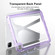 iPad Pro 12.9 2022 / 2021 / 2020 Transparent Acrylic Tablet Case - Black