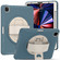 iPad Pro 12.9 2022 / 2021 360 Degree Rotation PC + TPU Protective Tablet Case with Holder & Hand-strap - Cornflower Blue
