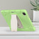 iPad Pro 12.9 2022 / 2021 3-Layer Protection Screen Frame + PC + Silicone Shockproof Combination Tablet Case with Holder - Matcha Green