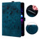 iPad Pro 12.9 2022 / 2021 Cartoon Sakura Cat Embossed Smart Leather Tablet Case - Blue