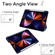 Acrylic 3-folding Smart Leather Tablet Case iPad Air 2022/2020/Pro 11 2021/2020/2018 - Dark Blue