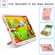 Contrast Color Shockproof Robot Silicone + PC Case with Wristband Holder iPad Air 2022 / 2020 10.9 - Rose Gold