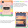 iPad Air 2020 / 2022 10.9 Silicone Hybrid PC Shockproof Tablet Case with Shoulder Strap - Colorful Gold