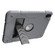 iPad Air 2022 / 2020 10.9 Armor Holder Silicone Hybrid PC Tablet Case - Grey Black