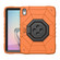 iPad Air 2022 / 2020 10.9 Spider Turntable Handle Stress Relief Tablet Case - Orange Black