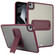 iPad Air 5 / 4 10.9 inch Skin Feel Holder PC Hybrid TPU Tablet Case - Wine Red