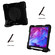 iPad Pro 11 2020/Pro 11 2018/Air 2020/Air 2022 Silicone + PC Full Body Protection Tablet Case With Holder & Strap - Black