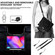 iPad Pro 11 2020/Pro 11 2018/Air 2020/Air 2022 Silicone + PC Full Body Protection Tablet Case With Holder & Strap - Black