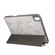 Marble Texture Pattern Horizontal Flip Leather Case, with Three-folding Holder & Sleep / Wake-up iPad Air 2022 / 2020 10.9 - Smoky Gray