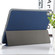 Mutural YASHI Series TPU + PU Cloth Pattern Texture Horizontal Flip Leather Case with Three-folding Holder & Pen Slot & Wake-up / Sleep Function iPad Air 2022 / 2020 10.9 - Blue