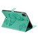 Pressed Printing Butterfly Pattern Horizontal Flip Leather Case with Holder & Card Slots & Wallet & Sleep / Wake-up Function iPad Air 2022 / 2020 10.9 /iPad Pro 11 2020 / 2018 - Green